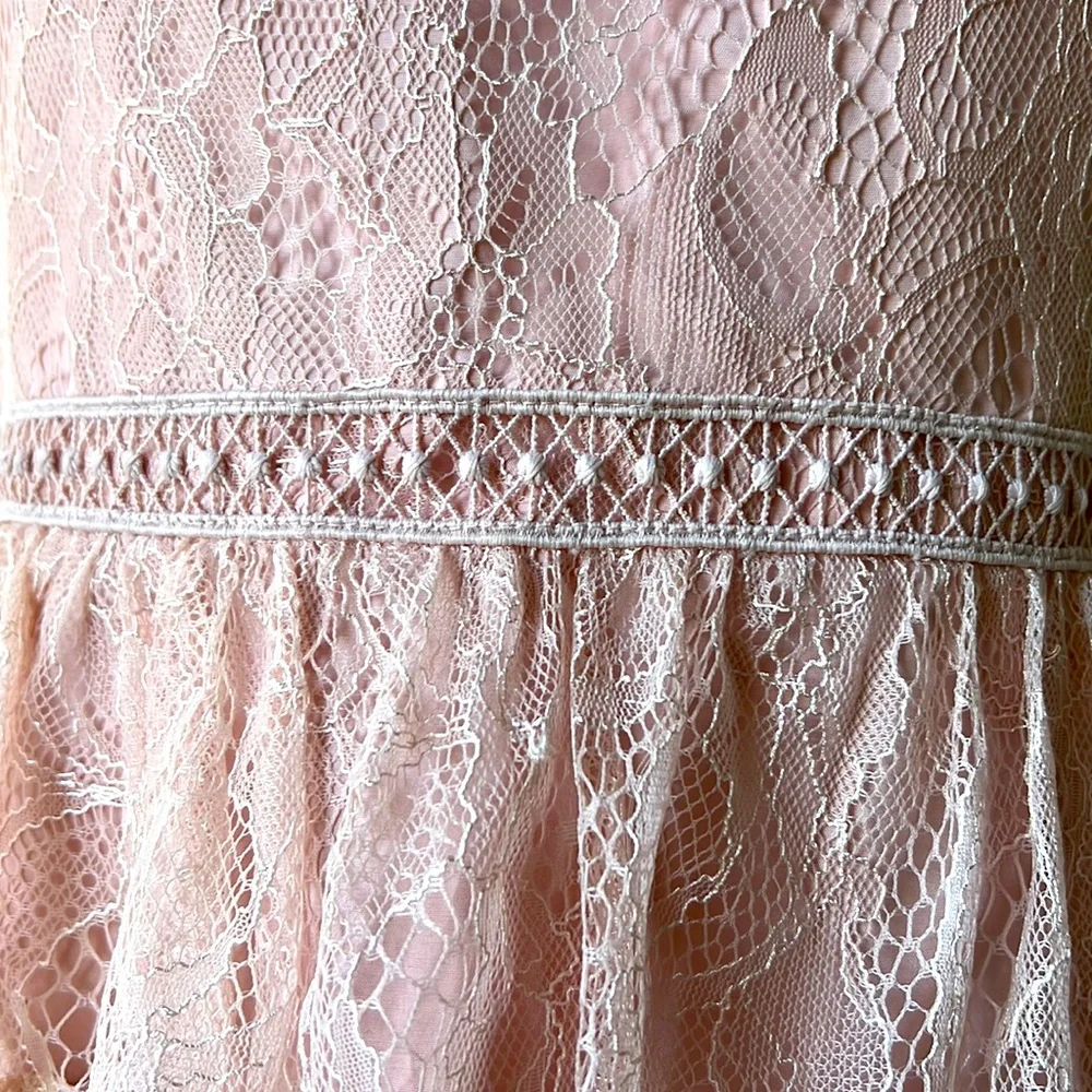 NWT Adrianna Papell Chantilly lace dress, sz 8 - Picture 8 of 14